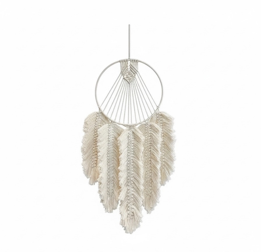 Macrame Wall Hanging Wide Boho Macrame Hanging Wall Decor Woven Handmade Macrame Wall Decor Large Wall Macrame Hanging16 x 29"